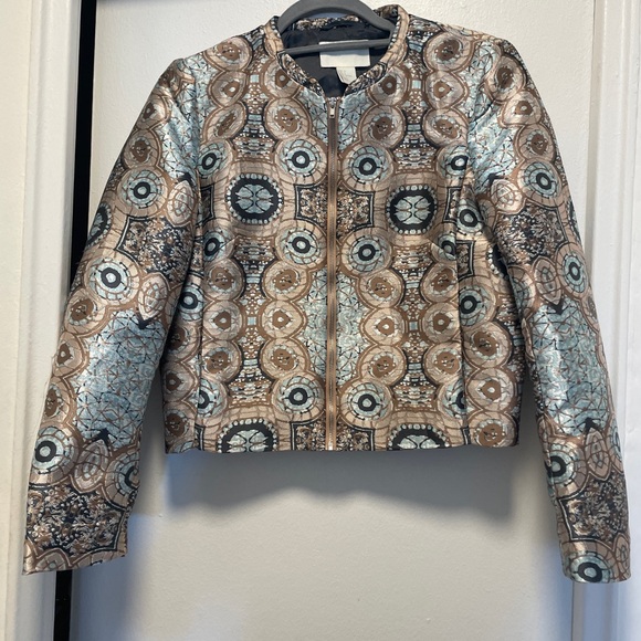 H&M Multicolor Patterned Bomber Jacket - Picture 2 of 4